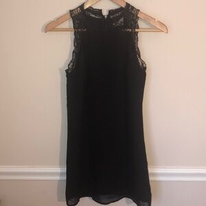 Pins and Needles Black Sleeveless lace dress XS